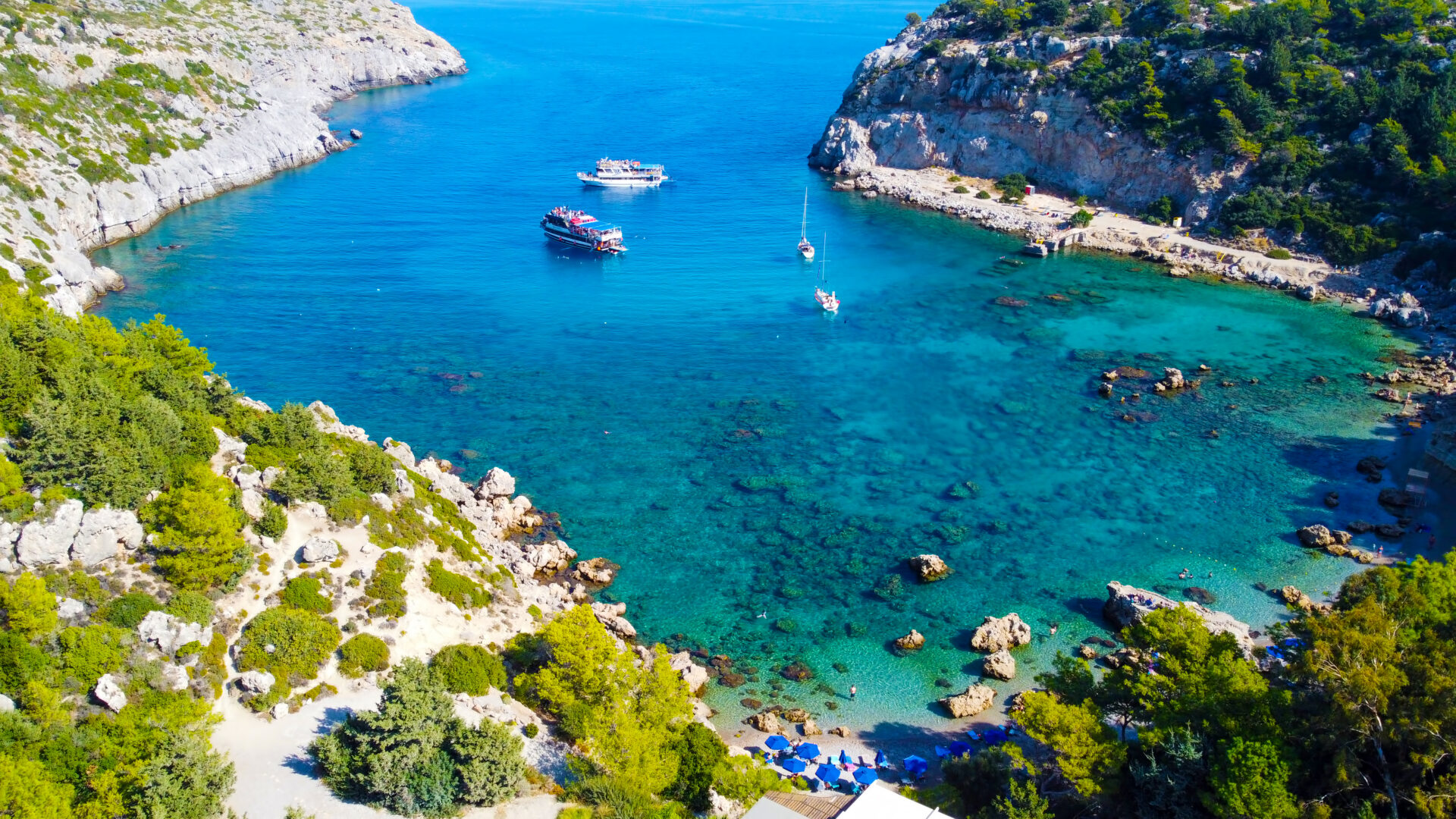Anthony Quinn Bay crystal clear turquoise waters Rhodes Anthony Quinn Bay Rhodes turquoise water crystal clear