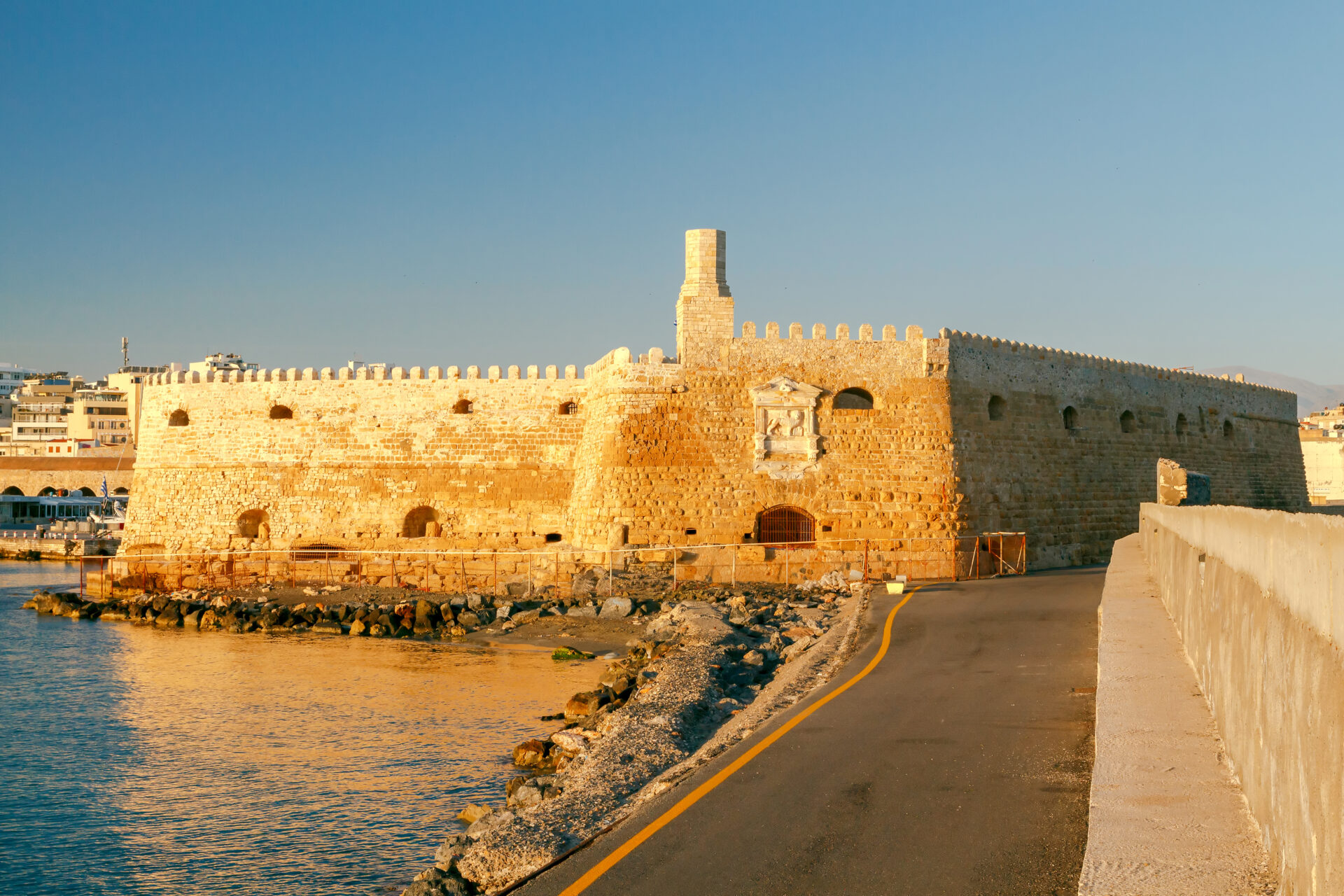 Venetian Harbor Heraklion fortress old port