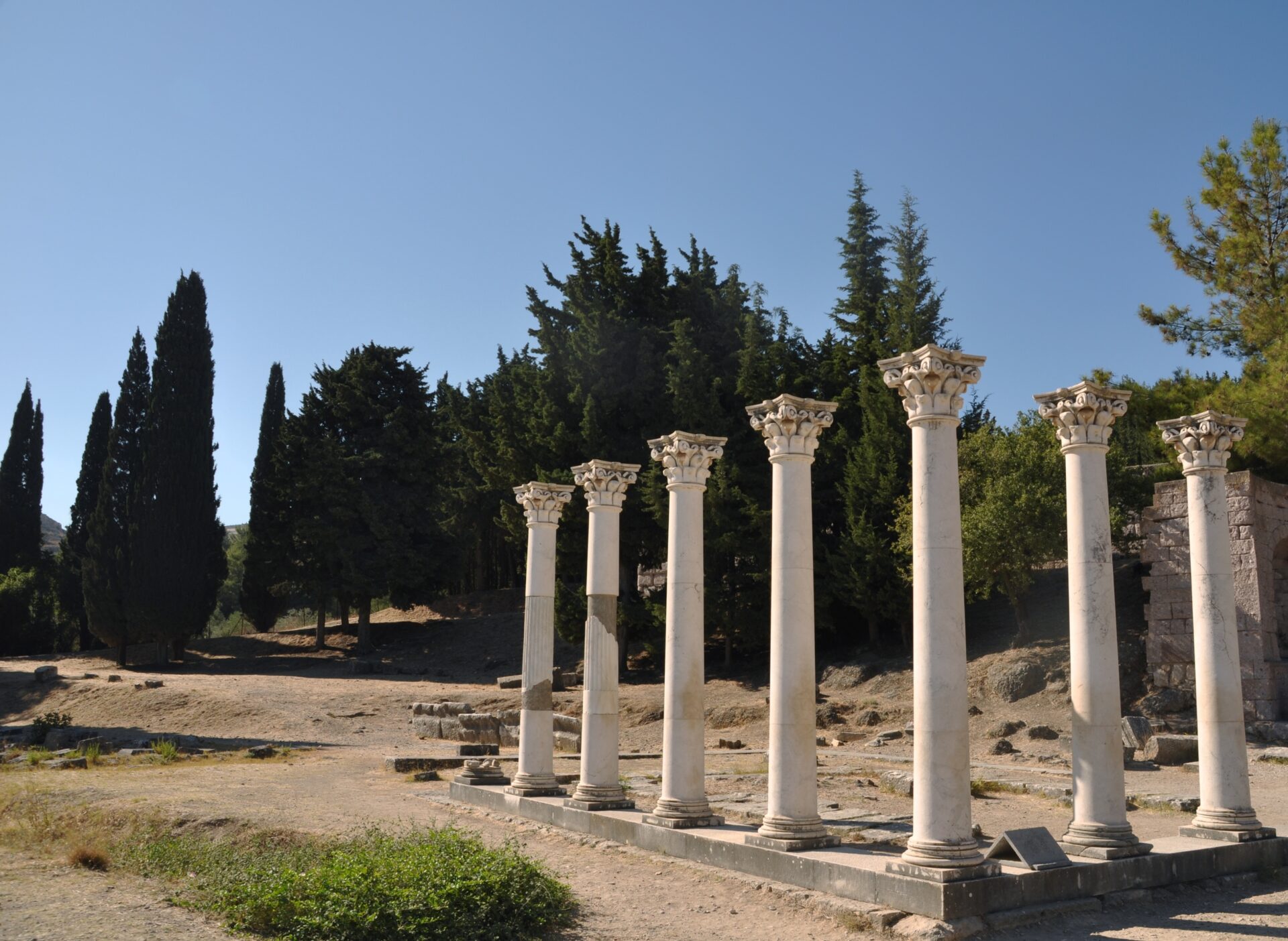 Asklepieion, Kos Asklepieion archaeological site on a hillside in Kos, Greece